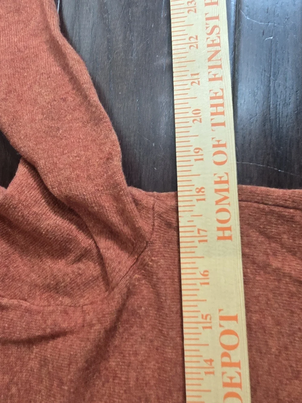 J.Crew Teddie Merino Wool Blend Sweater Rust Orange Heather Crewneck Size Small